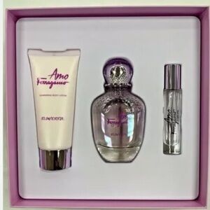 AMO FLOWERFUL by Salvatore Ferragamo 3.4 OZ EAU DE TOILETTE SPRAY for Women SET